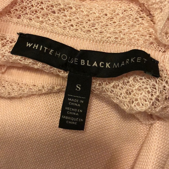 WHBM Light Pink Sleeveless Knitted Ruffle Top - Picture 4 of 4